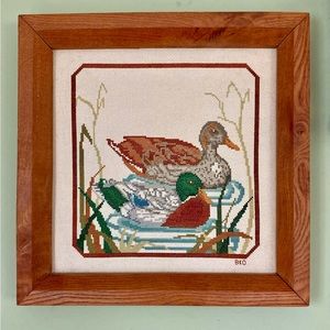 Vintage Duck Cross-stitch